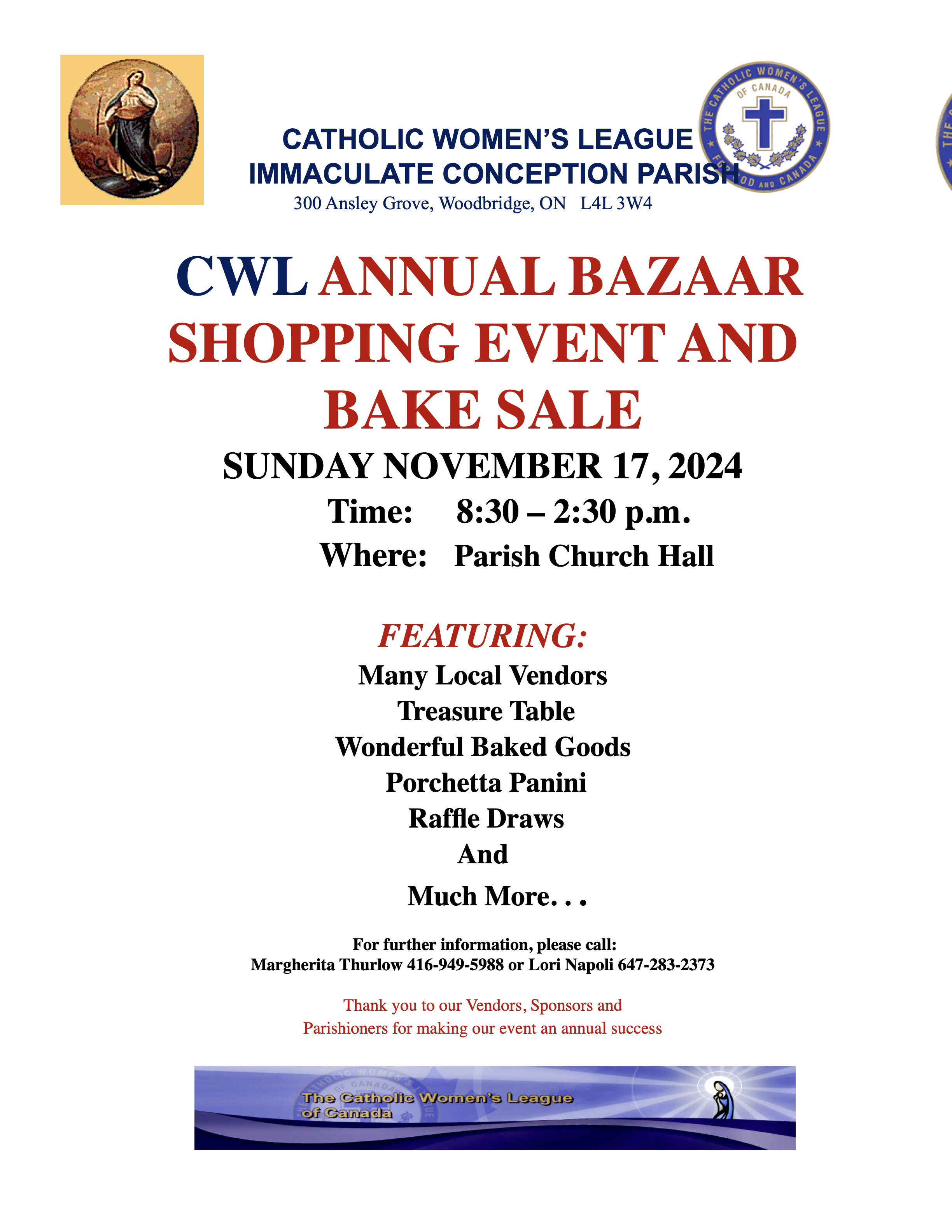 CWL Annual Bazaar 2024